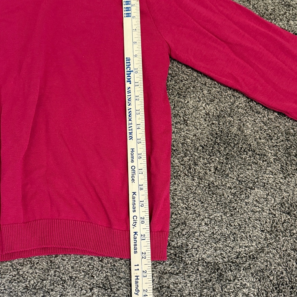 Vintage Pink Mock Turtleneck Sweater - Picture 7 of 10